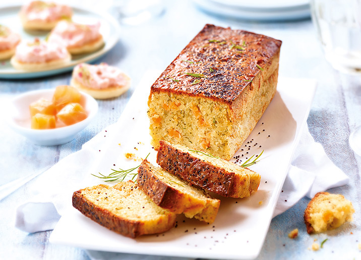 Cake apéritif au saumon fumé