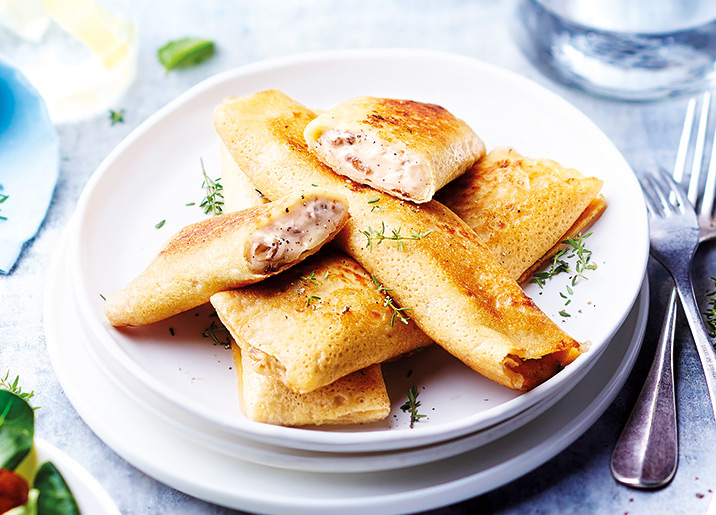 4 Crêpes champignons/emmental