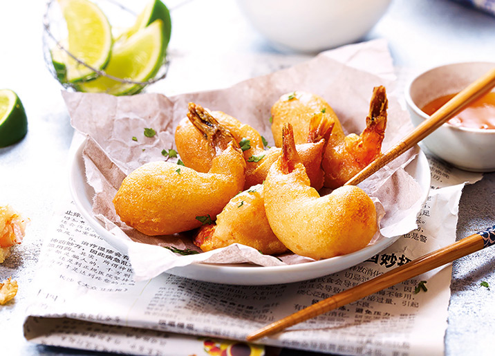 6 Beignets de crevette asiatiques