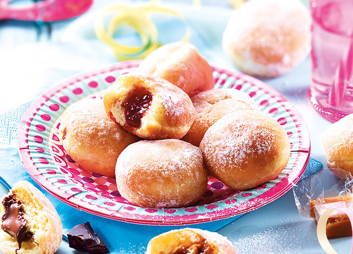 8 Mini beignets fourrés chocolat noisette