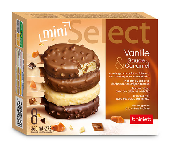 8 Select™ Mini bâtonnets Vanille/Caramel assortis