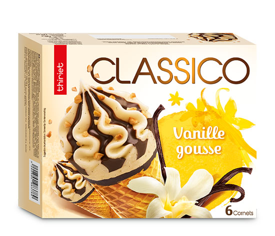 6 Cornets Classico Vanille gousse