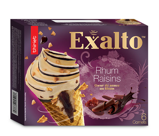 6 Cornets Exalto™ Rhum/Raisins