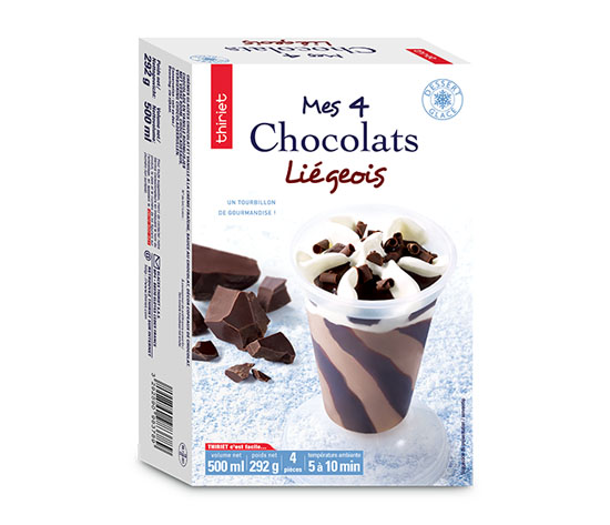 4 Chocolats liegeois