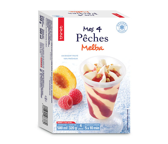 4 Pêches Melba