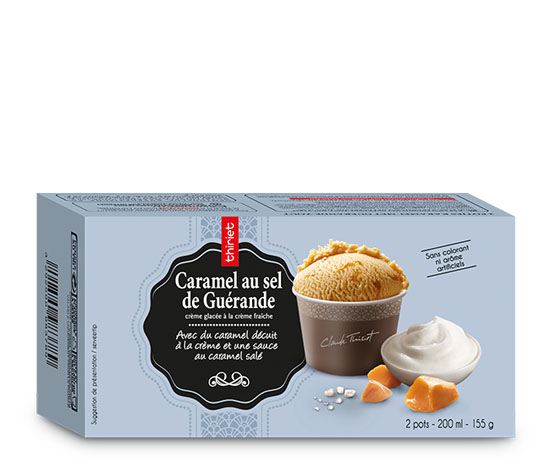 2 Pots individuels Caramel au sel de Guérande