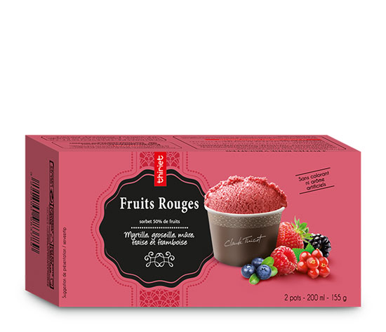 2 Pots individuels Fruits rouges