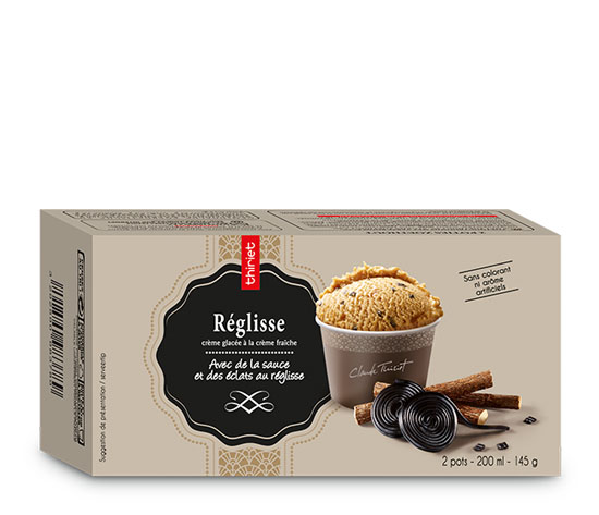 2 Pots individuels Réglisse