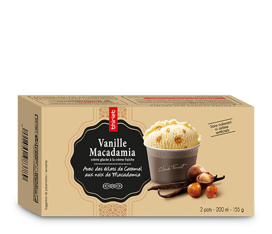 2 Pots individuels Vanille macadamia