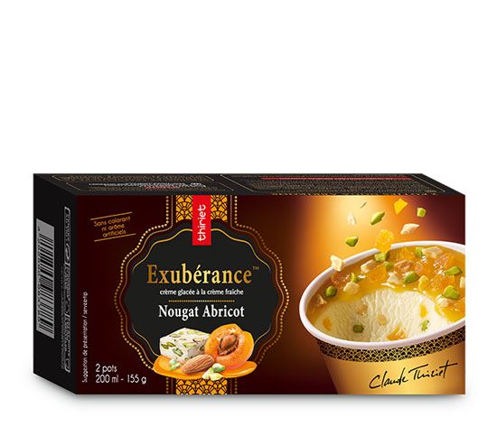 2 Pots Exubérance™ Nougat de Montélimar abricot