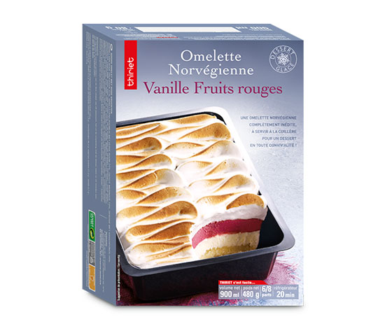 Omelette norvégienne Vanille/Fruits rouges