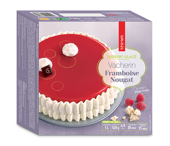Vacherin framboise/nougat