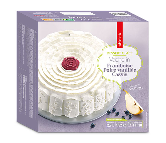 Vacherin Framboise Poire vanillée Cassis
