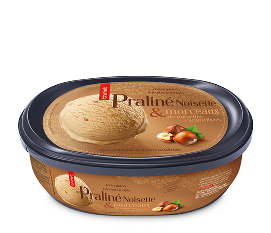 Crème glacée Praliné Noisette