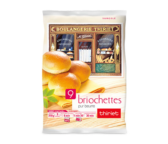 9 Briochettes pur beurre