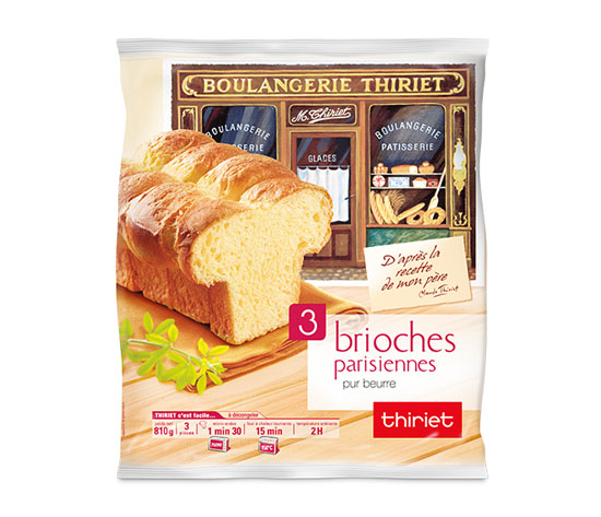 3 Brioches parisiennes pur beurre