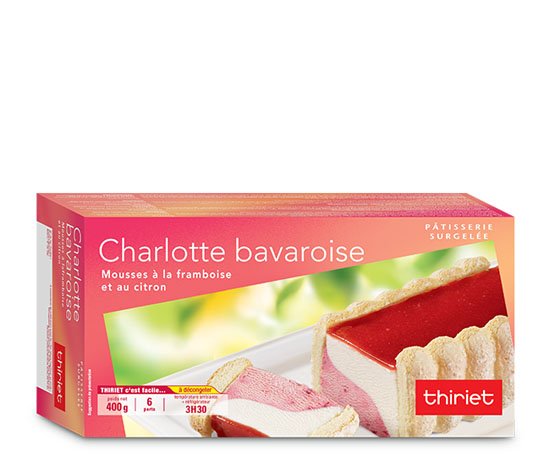 Charlotte bavaroise framboise/citron
