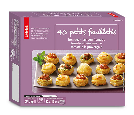 40 Petits feuilletés