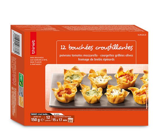 12 Bouchées croustillantes