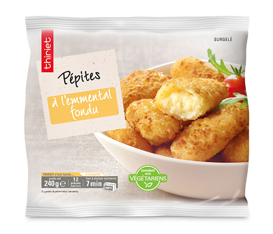 Pépites à l'emmental fondu