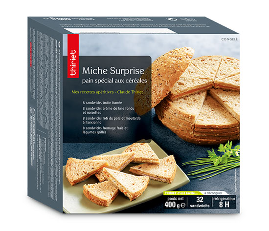 Miche surprise pain spécial aux céréales