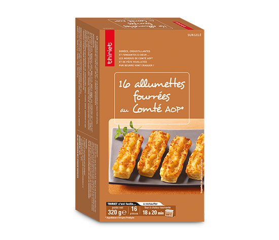 16 Allumettes fourrées au Comté AOP*