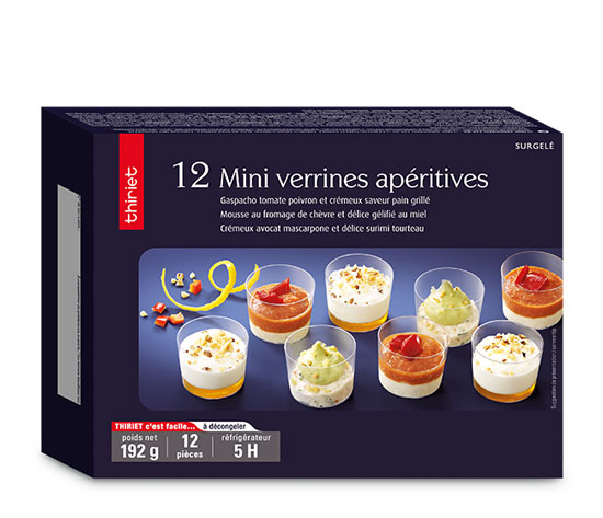 12 Mini verrines apéritives