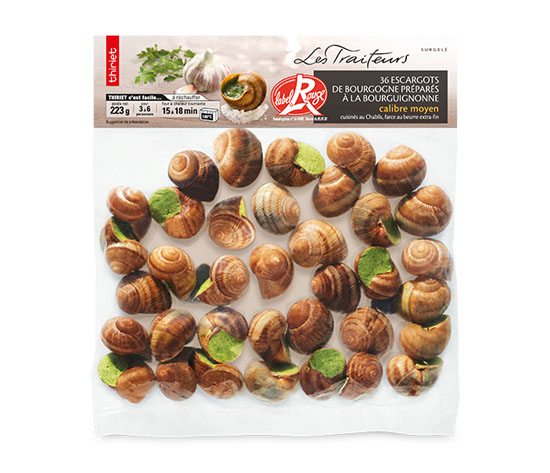 36 Escargots Bourgogne Label Rouge moyens