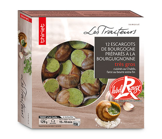 12 Escargots Bourgogne Label Rouge très gros
