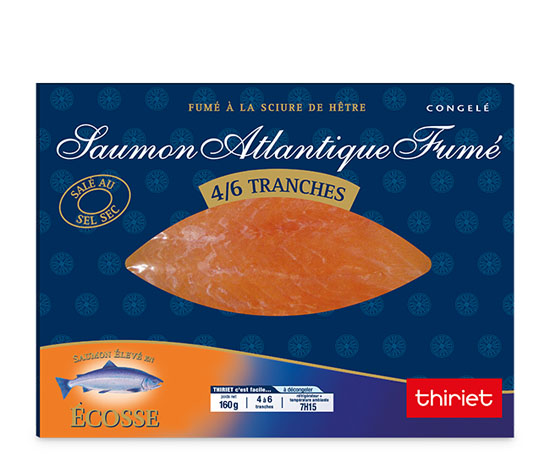 Saumon Atlantique fumé 160 g - Ecosse