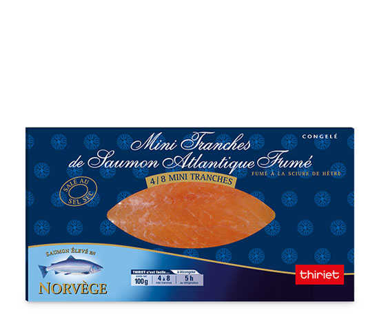 Mini tranches de saumon Atlantique fumé