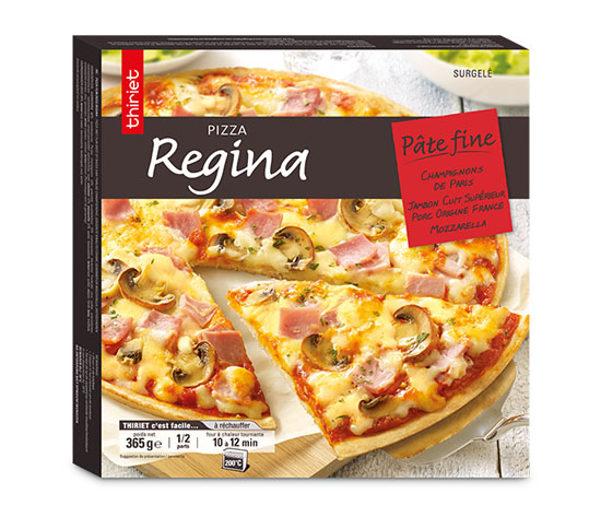 Pizza pâte fine Regina