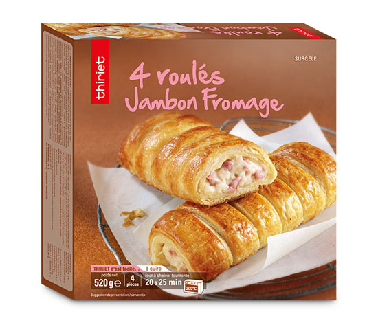 4 Roulés jambon/fromage