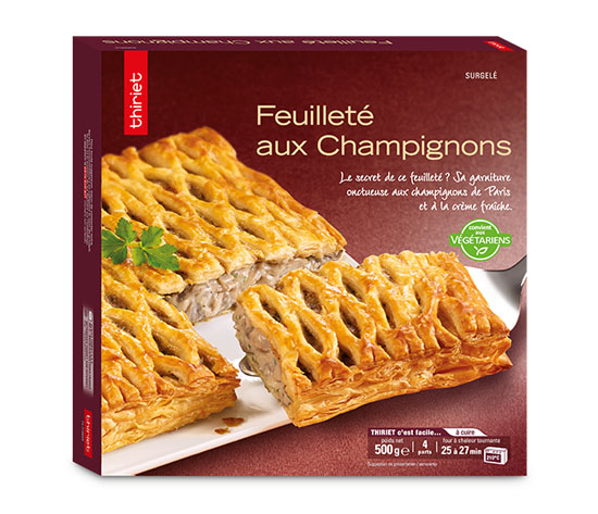Feuilleté aux champignons