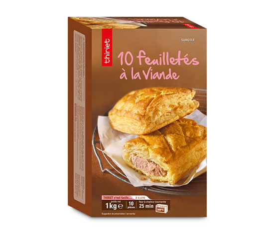 10 Feuilletés à la viande