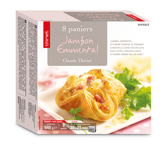 8 Paniers jambon/emmental