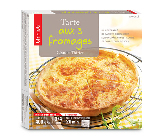 Tarte aux 3 fromages