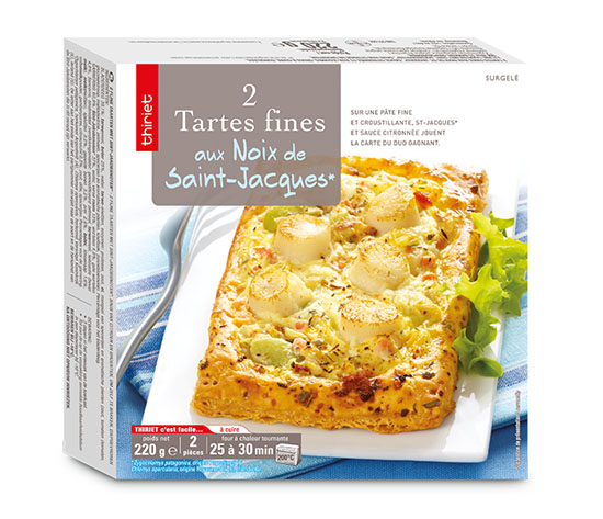 2 Tartes fines St-Jacques