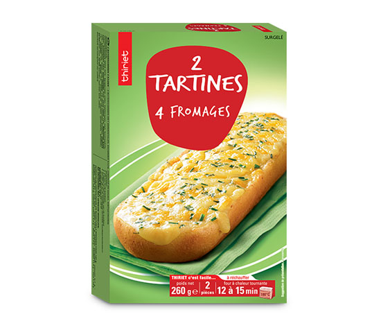 2 Tartines 4 fromages