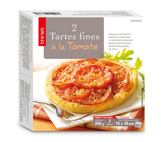 2 Tartes fines à la tomate