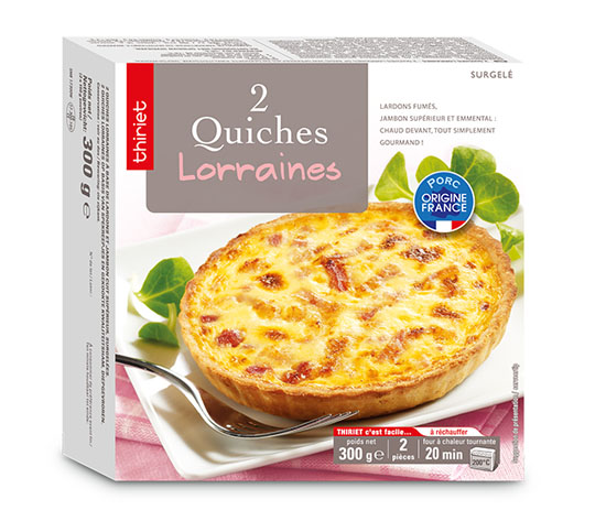 2 Quiches lorraines
