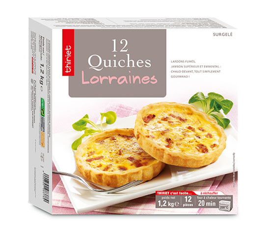 12 Quiches lorraines