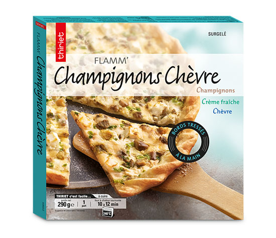 Flamm’ champignons/chèvre