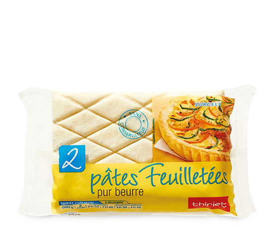 2 Pâtes feuilletées pur beurre