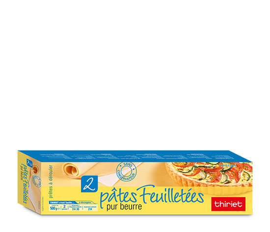 2 Pâtes feuilletées pur beurre