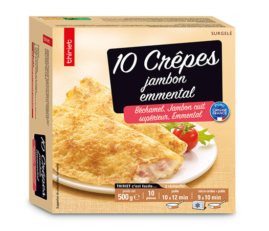 10 Crêpes jambon/emmental