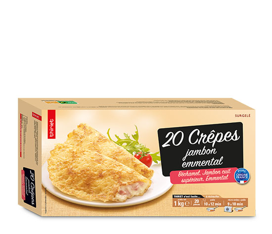 20 Crêpes jambon/emmental