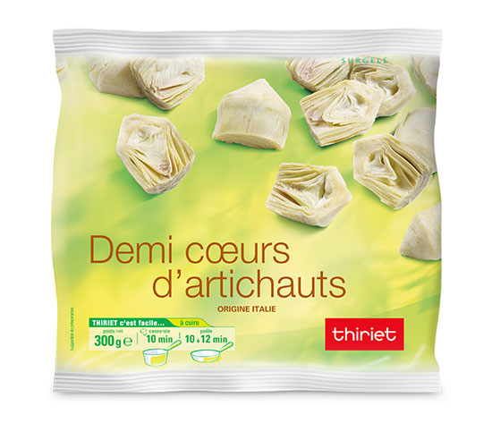 Demi coeurs d'artichauts