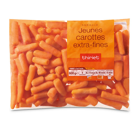 Jeunes carottes extra-fines