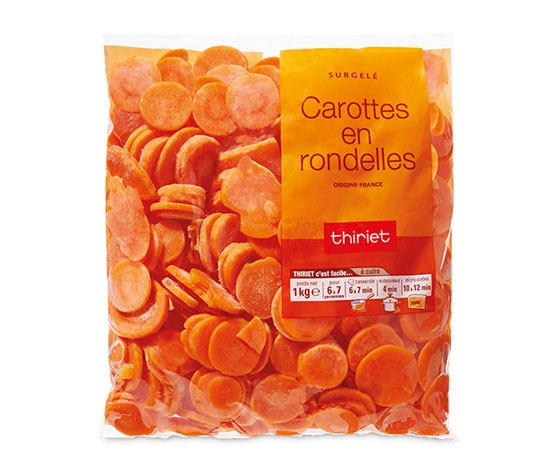 Carottes en rondelles
